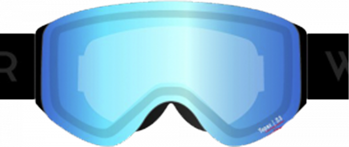 Whistler - Kiona Topaz Ii Skibriller - Black Ink & swiss blue